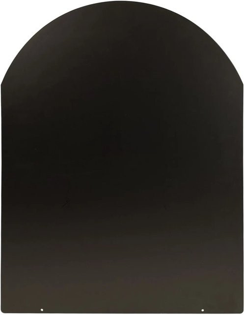 Sannover Bodenschutz aus Stahl in Schwarz für Holz- und Pelletöfen, Breite: 60 cm, Tiefe: 80 cm - Bild 1