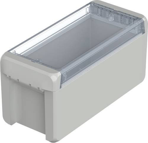 Bopla Bocube Outdoor-Gehäuse aus Polycarbonat in Lichtgrau RAL 7035, B/T/H: 19,1 x 8,0 x 9,6 cm - Bild 1