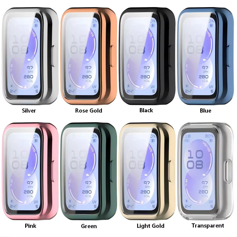 Transparente TPU-Schutzhülle mit Displayschutzfolie für Huawei Band 11, 11 Pro und 11 NFC - Bild 2