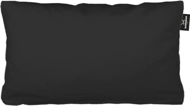 Kissenbezug SANSIBAR Jersey aus Baumwolle, Schwarz, Rechteckig - Bild 1