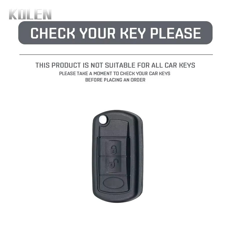 KOLEN TPU Auto Flip Key Case Cover für Land Rover Range Rover Sport LR3 Discovery 3 mit 3 Knöpfen - Bild 1