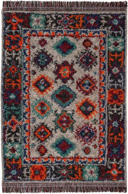 Flair Rugs Hochflorteppich Lia Shaggy Abstract Mehrfarbig B: 133 cm, T: 190 cm - Bild 1