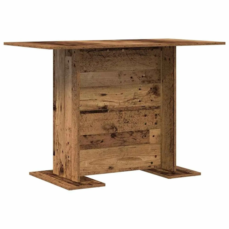 vidaXL Esstisch aus Holzwerkstoff in Braun, moderner rechteckiger Esstisch für Esszimmer und Küche, B/T/H: 110 x 60 x 75 cm - Bild 2