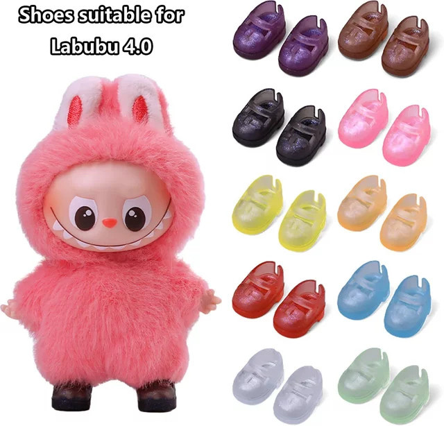 Mofari The Monsters Mini Labubu Puppenschuhe, Zubehör, Lila - Bild 1
