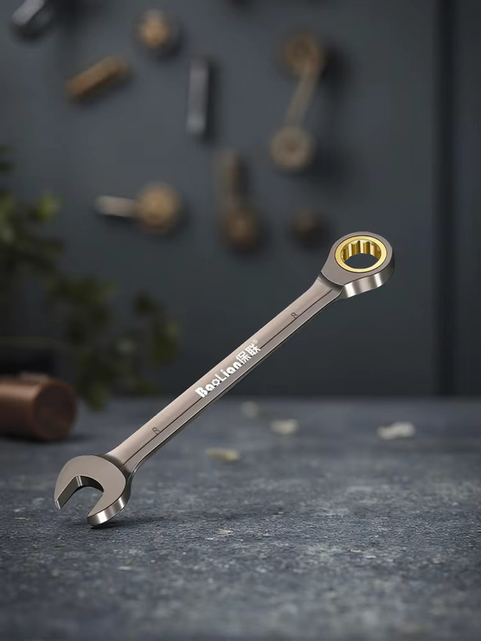 Baolian Universeller Torx-Schlüssel mit einstellbarem Drehmoment 8-22mm Ratschenschlüssel in Silber für Fahrrad-, Motorrad- und Autoreparaturen - Bild 4