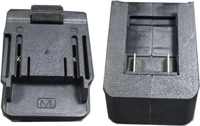 Vibratite Batterie Adapter Konverter für Li-Ion Akkus BL1830 BL1840 BL1850 passend für Dayi A3 2106 Power Tools in Schwarz - Bild 1