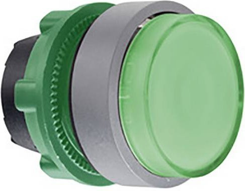 Schneider Electric ZB5AW133C0 Drucktaster-Frontelement in Grün und Grau mit IP69K Schutzart aus Kunststoff - Bild 1