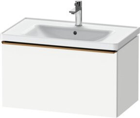 Duravit Waschtischunterschrank D-Neo, wandhängend, Weiß, B: 78,4 cm, T: 45,2 cm, H: 44,0 cm - Bild 1