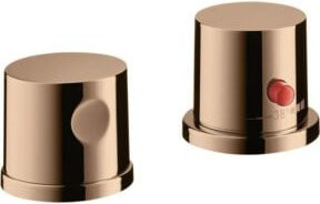 Hansgrohe Axor Uno Thermostat-Fertigmontageset für Badewanne in poliertem Roségold - Bild 1
