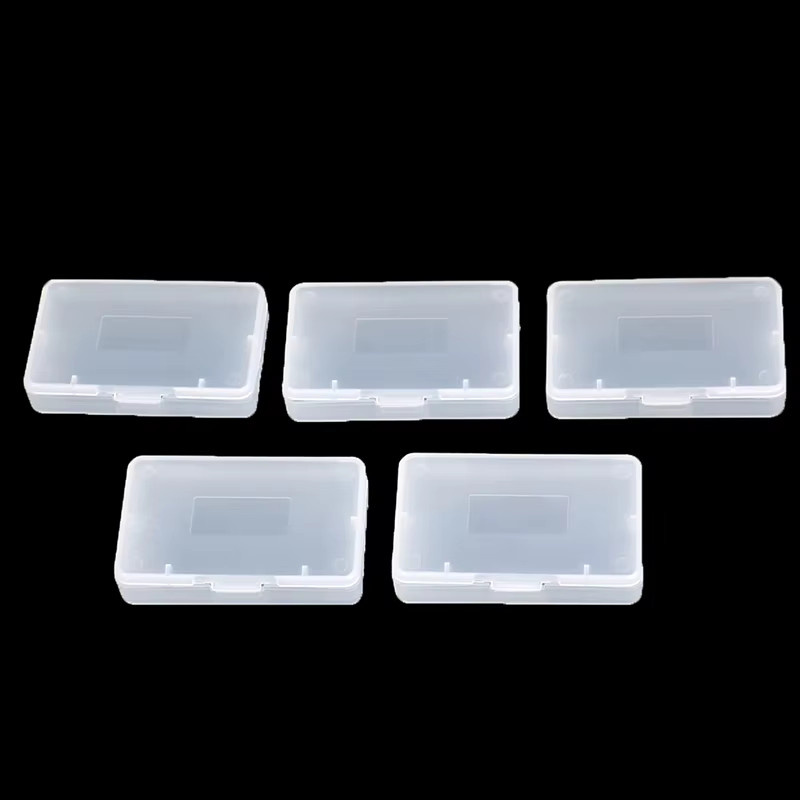 JETTING 5er Set transparente Aufbewahrungsboxen für Game Boy Advance GBA und GBA SP zum Schutz deiner Spielkarten und Patronen - Bild 3