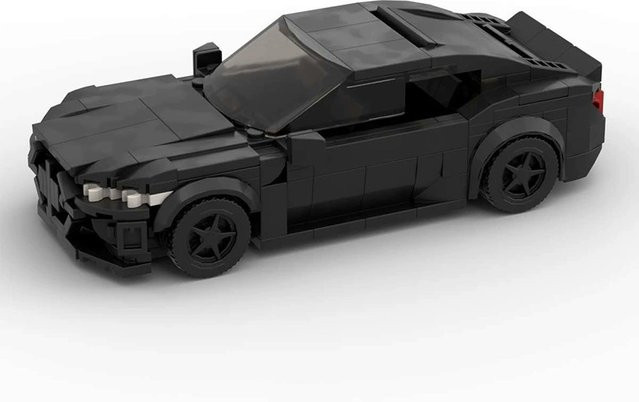 InhawBrick MOC Speed Racing Supercar M4 Sportwagen Bausteine Modell Set in Schwarz - Bild 1