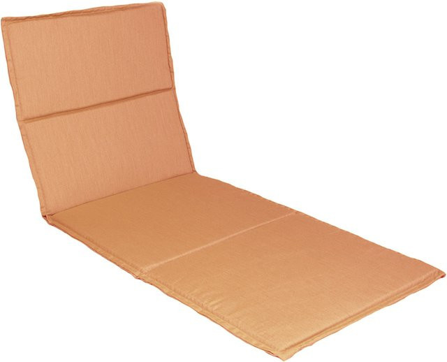 Stern Universal-Liegenauflage aus Polyacryl in Orange, B/T/H: 200 x 74 x 3 cm - Bild 1