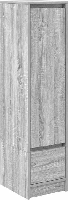 vidaXL Highboard Grau Sonoma aus Holzwerkstoff mit Türen und Schubladen B/T/H: 29,5 x 34 x 119,5 cm - Bild 1