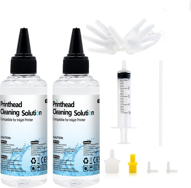 MeaBefit 2er-Pack Tintenstrahldrucker-Reinigungsflüssigkeit zur Druckerspülung - Bild 1
