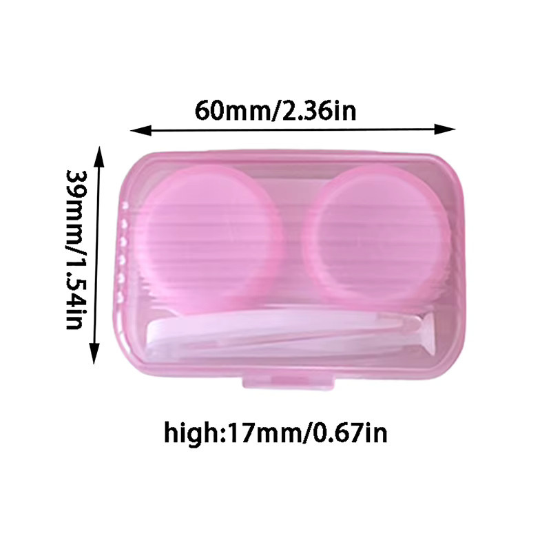 JETTING Kontaktlinsenbox, transparent, Unisex - Bild 2