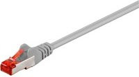 goobay Patchkabel Cat.6 SFTP Ethernet LAN grau, Länge: 25,0 m - Bild 1