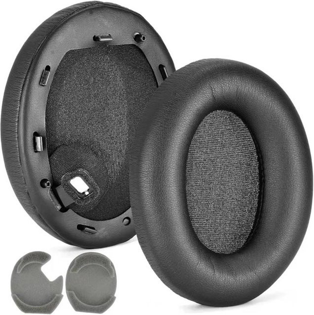 Ersatz-Ohrpolster für Sony WH-1000XM4 Kopfhörer aus weichem Memory-Schaumstoff in Schwarz - Bild 1
