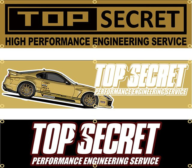 TOP SECRETs Wandteppich Banner aus Polyester in Multicolour, B/H: 60 x 240 cm - Bild 1