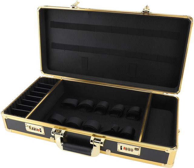 aimo Friseur Organizer Koffer mit 3-stelligem Sicherheitszahlenschloss, black - Bild 1
