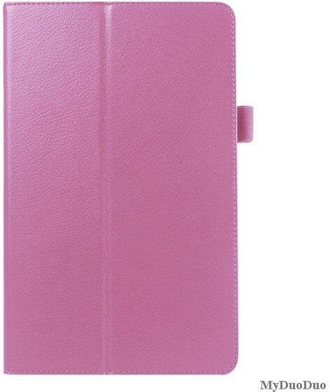 Slim Cover Hülle aus PU-Leder für Samsung Galaxy Tab A6 10.1 2016 T580 T585 in Rosa - Bild 1