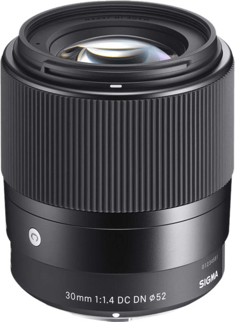Sigma E 30mm f/1.4 DC C Objektiv für Sony E-Mount, Schwarz - Bild 1