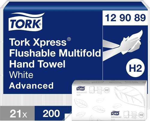 Tork Xpress Papierhandtücher Weiß 21 Stück - Bild 1