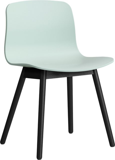 HAY About A Chair AAC 12 Designstuhl in Grün mit Eichengestell und Polypropylen-Schale - Bild 1