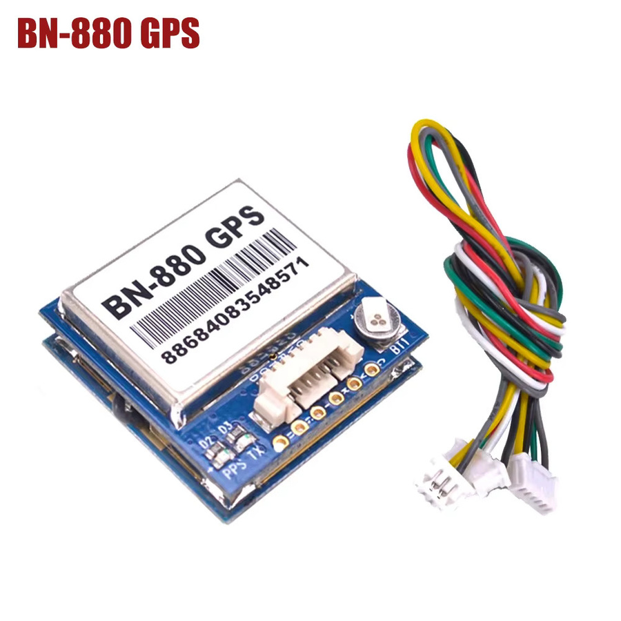 QX-MOTOR BN-220 BN880 GPS GLONASS Modul Hochpräzise Antenne mit Kabel für RC FPV Racing Drone - Bild 1