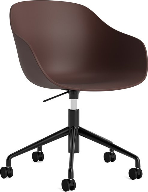 HAY About A Chair AAC 252 Designstuhl aus Polypropylen in Purple mit Aluminiumgestell - Bild 1