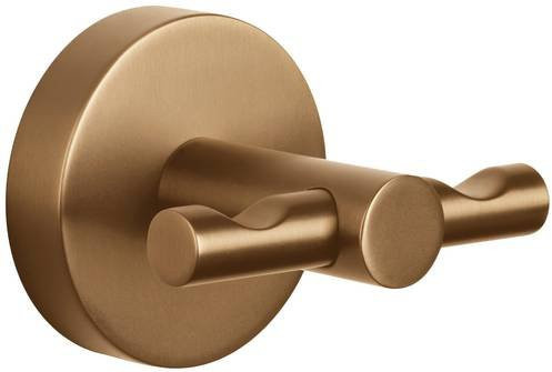 Tesa Moon Bademantelhaken Klebe-Wandhaken in Bronze, B/T/H: 5,0 x 6,5 x 5,3 cm - Bild 1