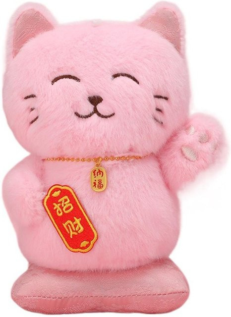 Linyi toy Glückskatze Plüschtier, rosa, ab 0 Jahren - Bild 1