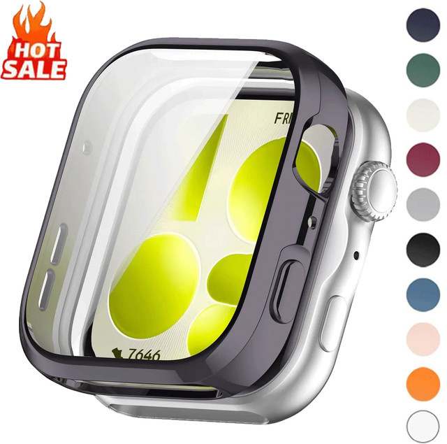 Huawei Displayschutzfolie und Schutzhülle, TPU, pink, Huawei Watch Fit 4 5 Pro - Bild 1