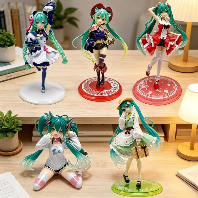 Bandai Hatsune Miku Actionfigur, Mädchen, Kunststoff, Bunt / Mehrfarbig - Bild 1