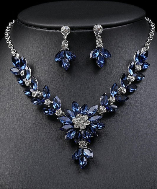 Lucky Star Jewelry Schmuck-Set, Zirkonia, Kristall, Schwarz, Damen - Bild 1