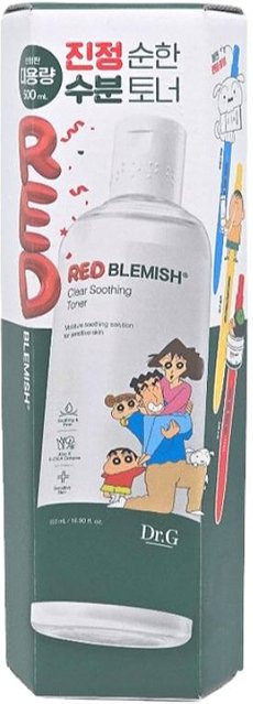 Dr.G Red Blemish Clear Gesichtswasser, 500 ml, Empfindliche Haut, Panthenol - Bild 1