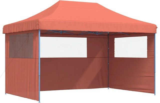 vidaXL Party-Zelt aus Oxford-Stoff in Terrakotta, B/T/H: 440 x 292 x 315 cm - Bild 1