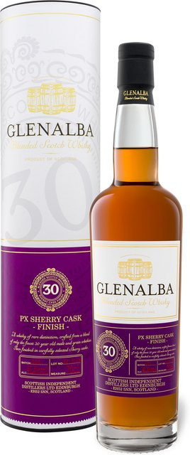 Glen Alba Blended Scotch Whisky 30 Jahre PX Cask Finish 0,7 l - Bild 1