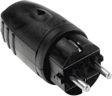 Bachmann Gummistecker 913.171 in Schwarz aus Kunststoff - Bild 1