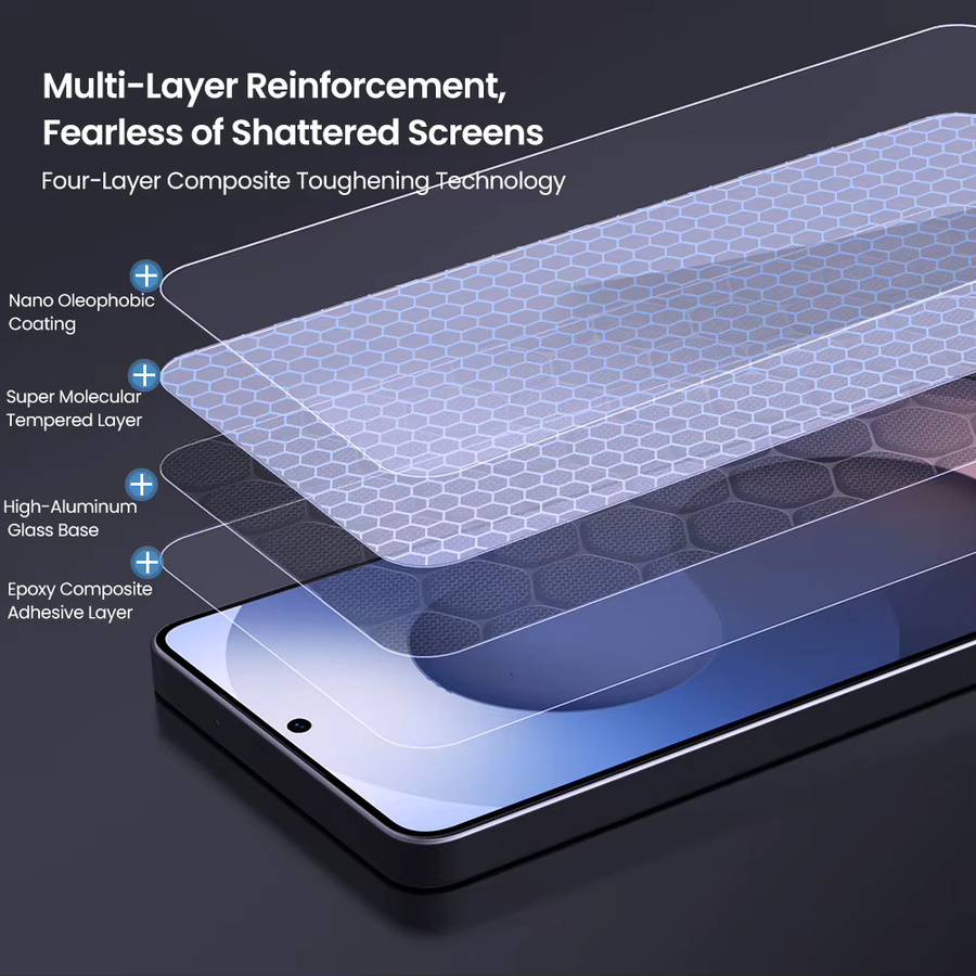 Nillkin H+PRO Anti-Explosions-Schutz Gehärtetes Glas Displayschutzfolie für Samsung Galaxy S26 Ultra, S26+ und S26 Plus in Transparent - Bild 3