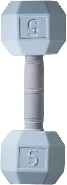 Binchi Outdoor Product Baby Silikon Beißring Hantel mit Rassel in Blau - Bild 1