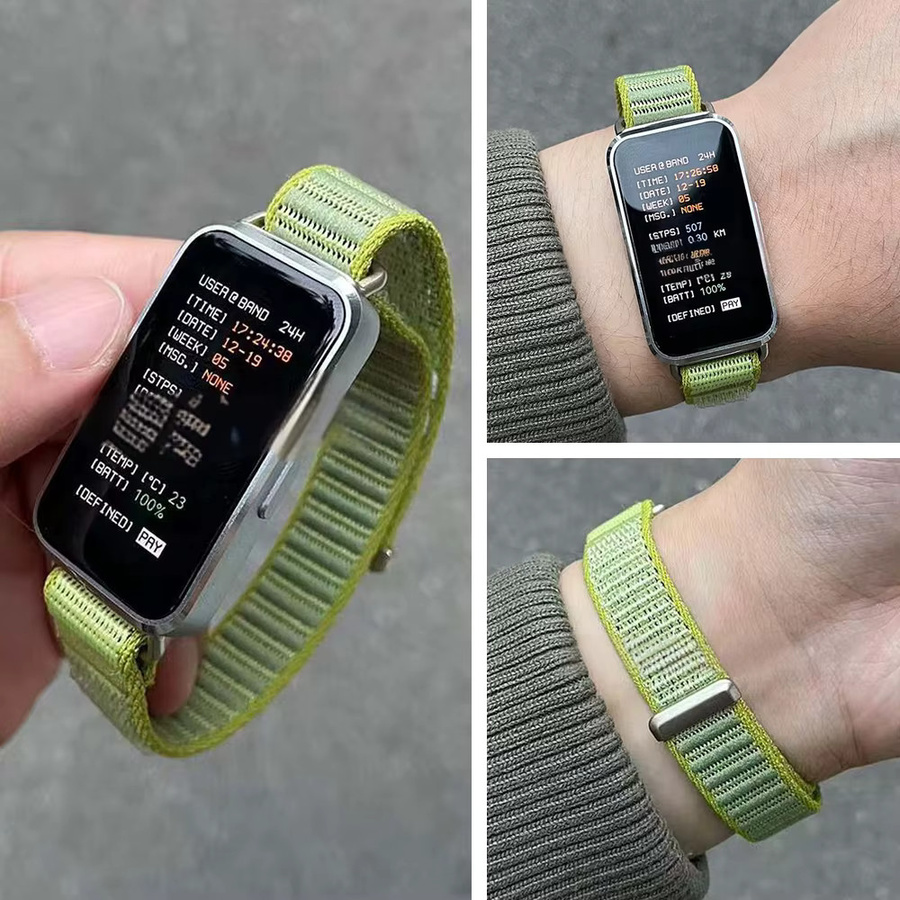 Huawei Uhrenarmband, Nylon, grün, Unisex - Bild 2