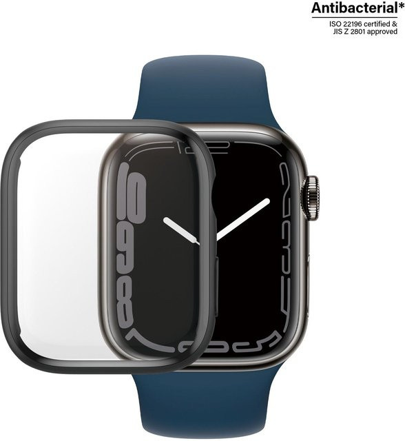 PanzerGlass Displayschutz Full Body Apple Watch Series 8, 7, 45mm, Schwarz, Unisex - Bild 1
