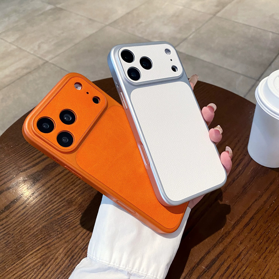 Apple Business PU-Lederhülle für iPhone 17 16 15 14 13 Pro Max stoßfeste Handyhülle - Bild 2