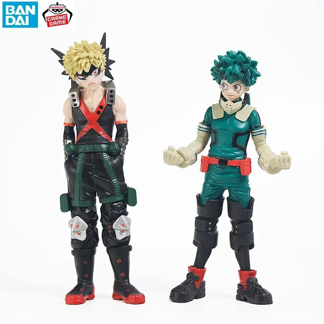 Bandai My Hero Academia Izuku Midoriya Katsuki Bakugo Figur, PVC-Modell, 17cm - Bild 1