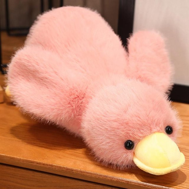 Enten-Plüschtiere, Schlafkissen, Schwan Gans, Puppen, 50cm, rosa, ab 14 Jahre - Bild 1