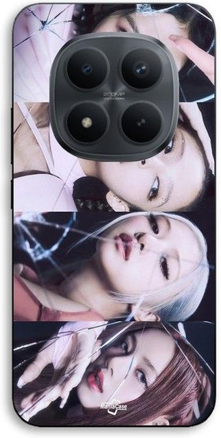 MANIACASE Handyhülle für Xiaomi Redmi Note 15 Pro 5G aus Silikon TPU mit Blackpink Motiv in Schwarz und Multicolour - Bild 1