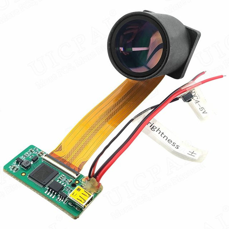 UICPAL OLED Display Modul 0,71 Zoll Sucher für Smart Brillen Helme 3D VR AR EVF mit 1920x1080 HDMI LCD Bildschirm in Schwarz - Bild 1