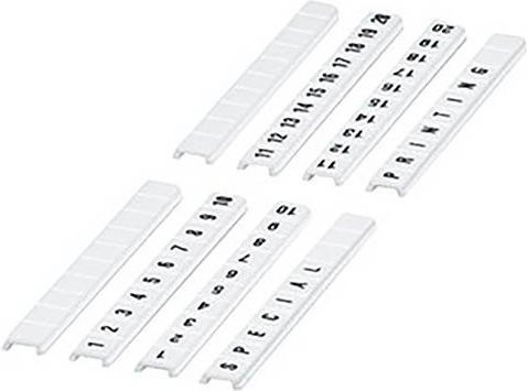 Schneider Electric NSYTRABF520 Bezeichnungsschild Weiß, 10 Stück - Bild 1