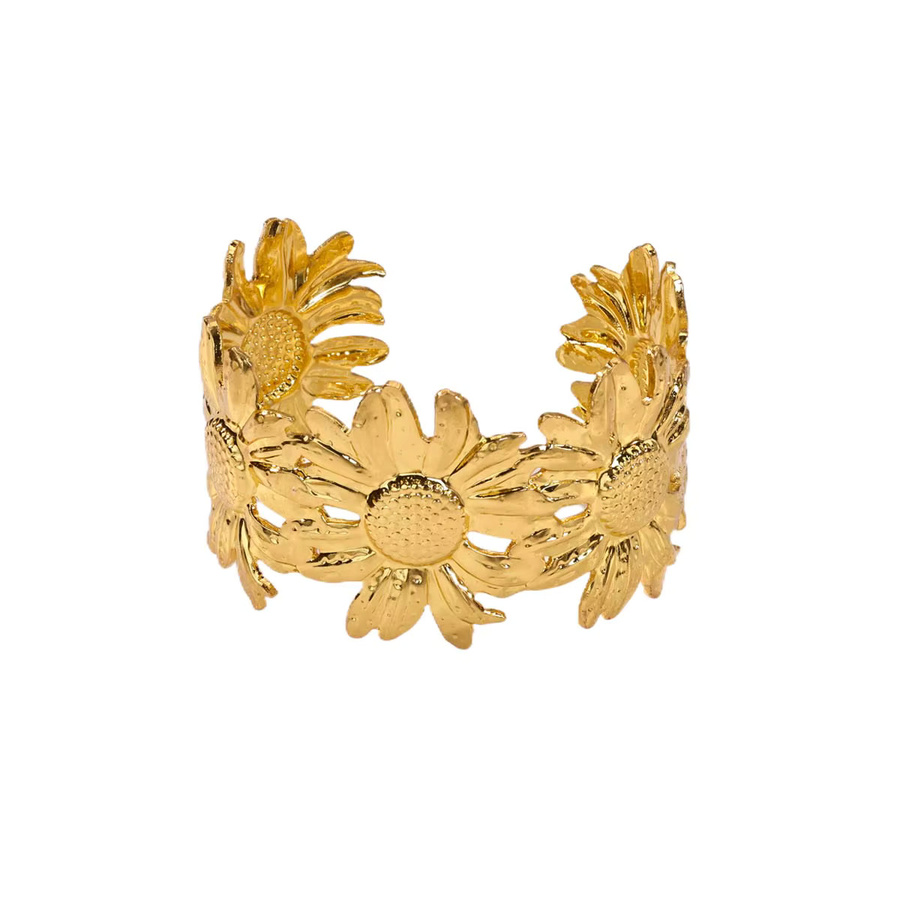 HPTOTMG Armband, Edelstahl, floral, geometrisch, Damen - Bild 2
