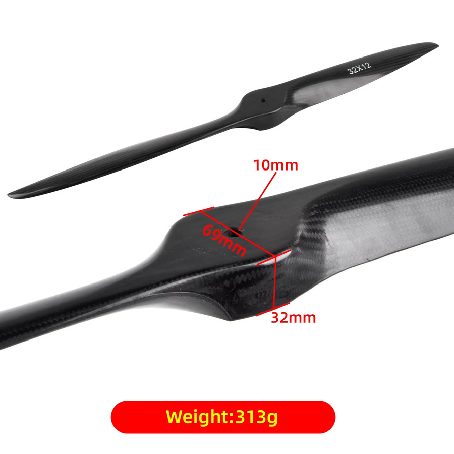 FLT Kohlefaser Propeller Zubehör, Schwarz - Bild 2